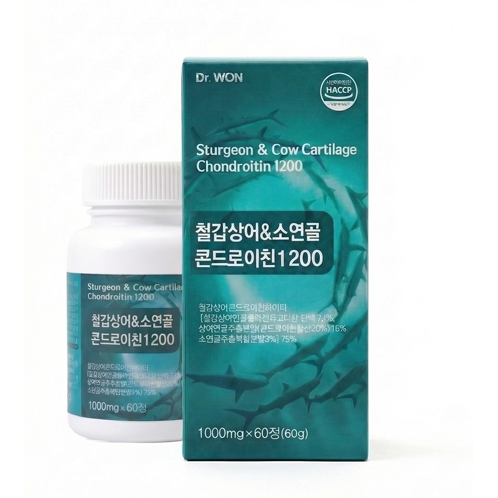 철갑상어 소연골 콘드로이친1200 [ 1000mg 60정]